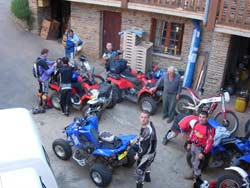 Départ des quads