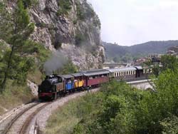 Petit train Anduze-St Jean du Gard
